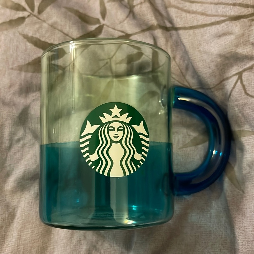 Starbucks glass mug